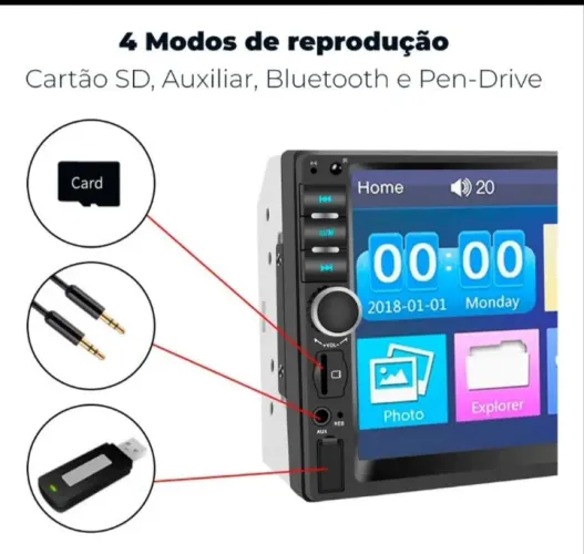 Som automotivo - central automotiva (som para carro)