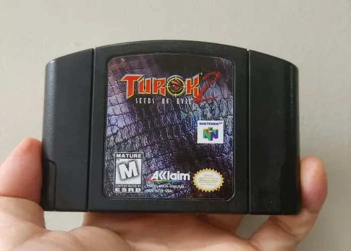 Cartucho Original Nintendo 64 Jogo N64 Turok 2: Seeds of Evil
