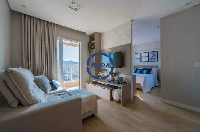 Apartamento à venda no Campo Grande | 1 dormitório | Lazer completo | 1 vaga demarcada