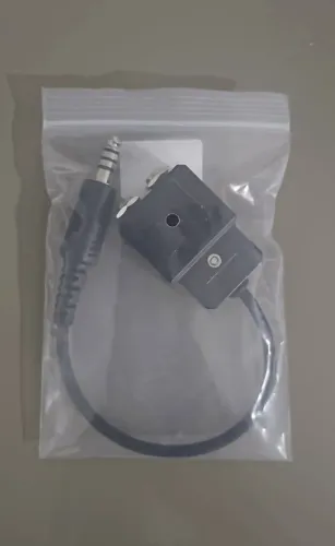 Adaptador De Headset De Aviao Para Helicóptero U174 <br>Para Helicóptero Com Plug<br>U174