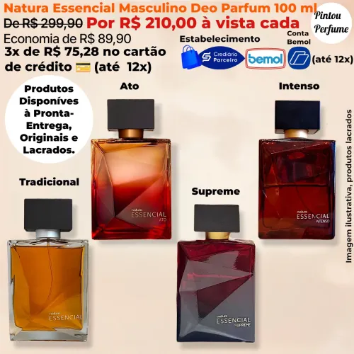 Essencial Natura 100 ml em Promoção