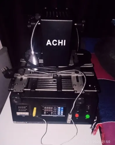 Máquina profissional para Reballing BGA ACHI Scotle IR6000V4 com melhorias 