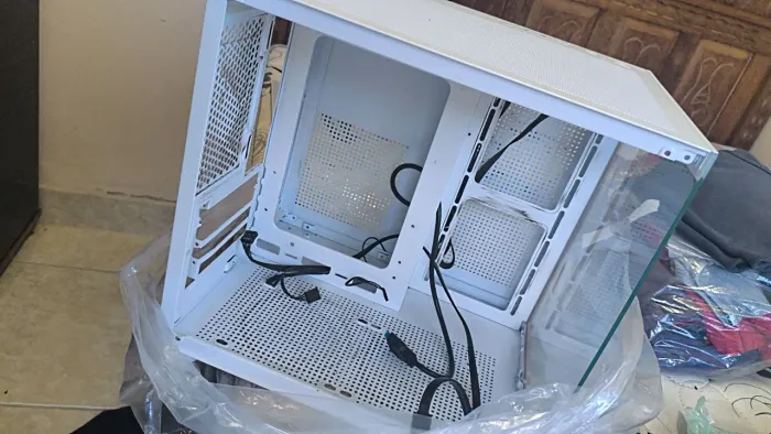 Gabinete Gamer Branco Aquário Micro-ATX, Mini-ITX