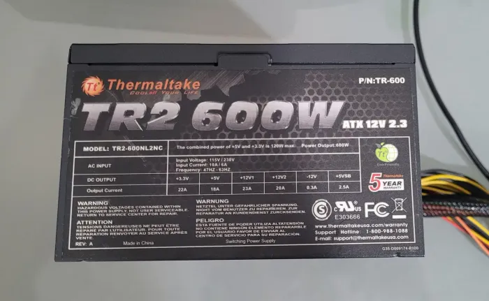 Fonte Thermaltake TR2 600W