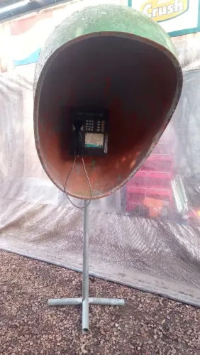 Telefone antigo orelhão crt