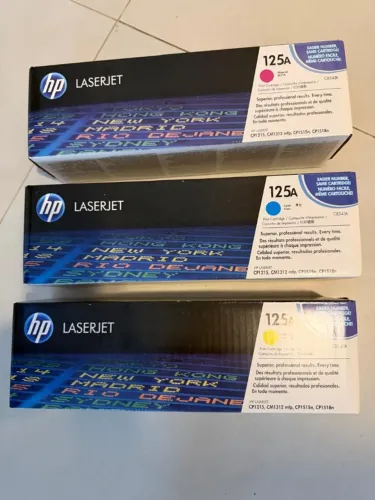 Cartucho Toner HP 125a LaserJet Original Kit com 04