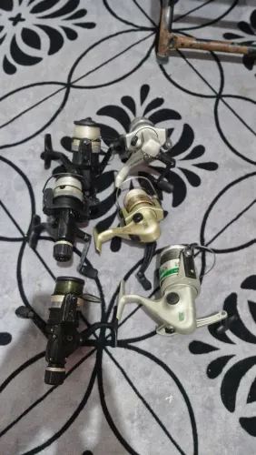 Mulinetes de pesca tudo por 300 sem papo de liso