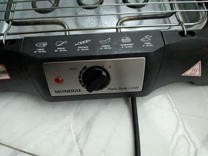 Churrasqueira Elétrica Mondial Pratic Steak & Grill CH-07
