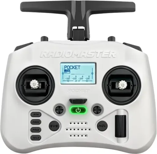 RadioMaster Pocket ELRS - Usado apenas em emuladores de PC + 2 Baterias 18650 + Cartão SD