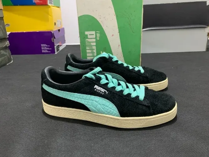 Puma Suede Black x Diamond Supply