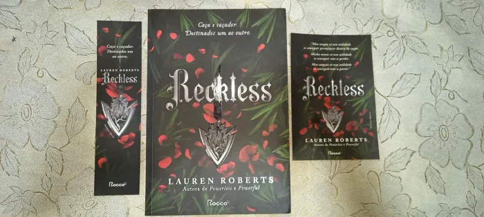 Livro "Reckless" Lauren Roberts / estado de novo, nunca lido.