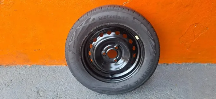 Estepe Aro 14 Original Renault Kwid + Pneu Continental 165 x 70 EcoContact 6_Aceito Cartão