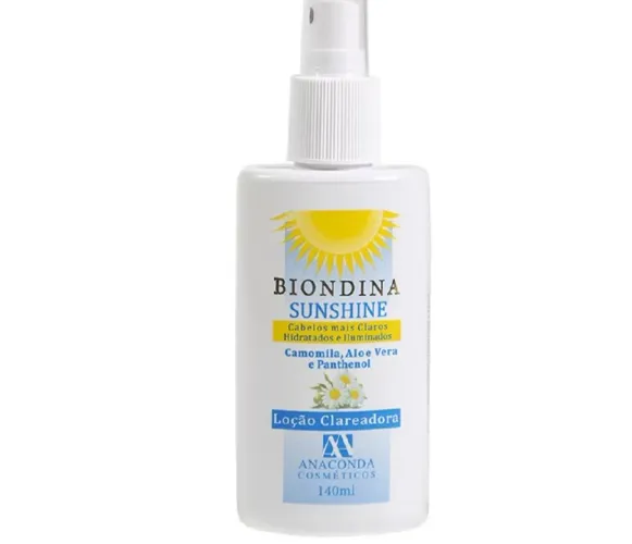 Loção Clareadora Biondina Sunshine 140ml - Anaconda Cosméticos
