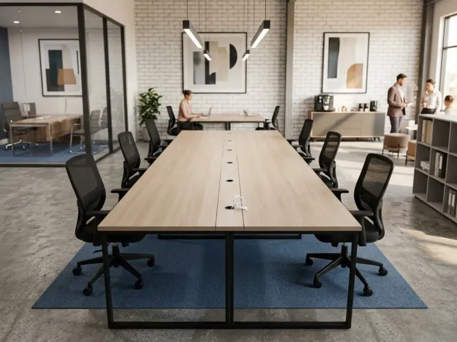Mesa Bancada Estação de Trabalho 4m
