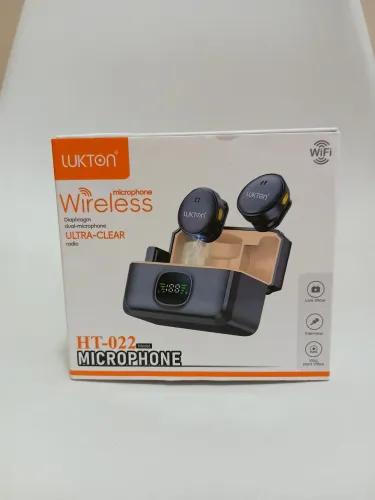 Microfone lapela sem fio para IPhone