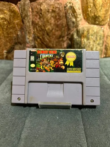 Jogo Donkey Kong Country SUPER NINTENDO - Somos loja