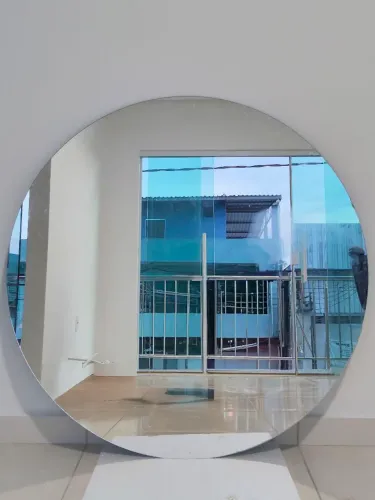 Dois espelho Redondo Decorativo [Tamanho,1 m] . 700$ cada
