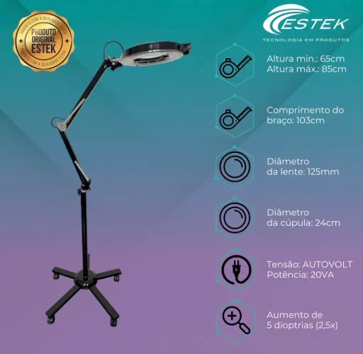 Lupa Iluminaria Led 