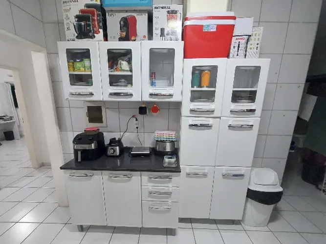 Cozinha Completa Aço Evidence Bertolini Branco (Usado)