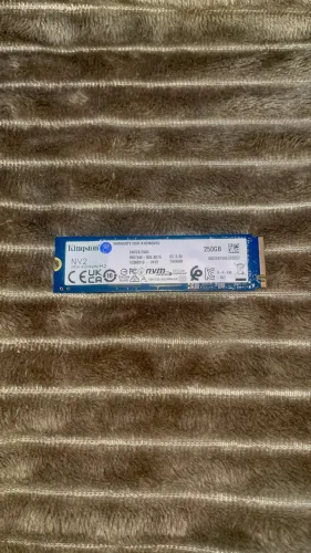 SSD NVMe Kingston 250GB NOVO