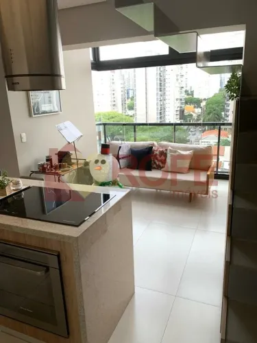 Apartamento Mobiliado para alugar com 70m², 1 quarto e 1 vaga na Vila Olimpia, SP.
