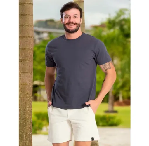 Camisas masculinas lisa
