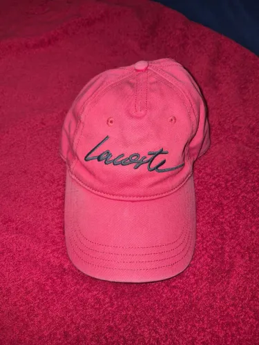 Bone lacoste original vermelho