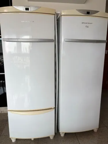 Conjunto Geladeira e Freezer Brastemp