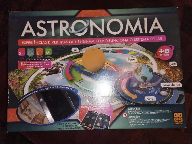 Jogo Astronomia Sistema Solar (Grow) - usei pouquíssimas vezes