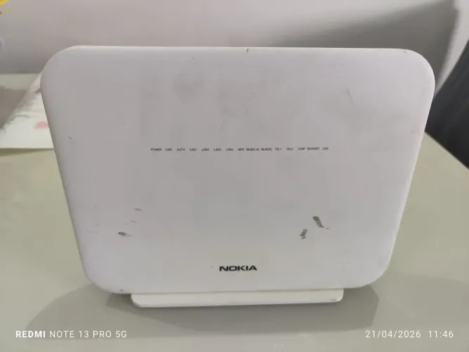 NOKIA ONT GPON WIFI AC1200 - G-2425G-B - SC/APC - BRANCO