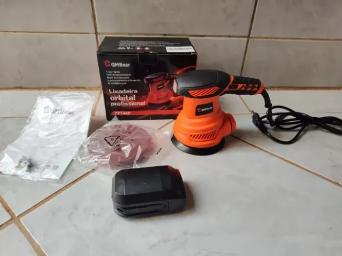 Lixadeira Roto Orbital 500w 5pol,velocidade Variável