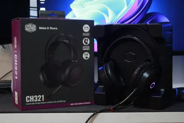 Headset Gamer CM CH321 Usado - Funcionando 100%, com Detalhes Estéticos