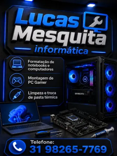 Formatação de computadores e notebooks