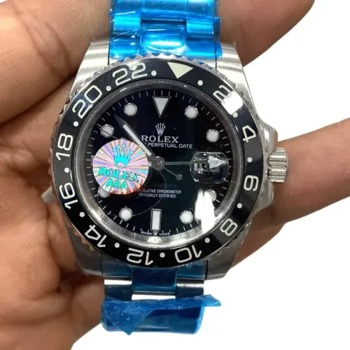 Rolex GMT-Master II Prata E Preto Automático Premium C Garantia