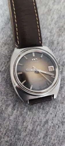 Relógio Vintage Technos Suíço (Swiss Made) Anos 60 Corda Funcionando