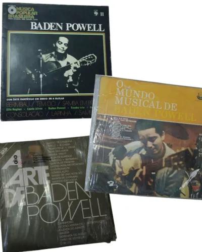 Lote 3 Discos de Vinil Baden Powell