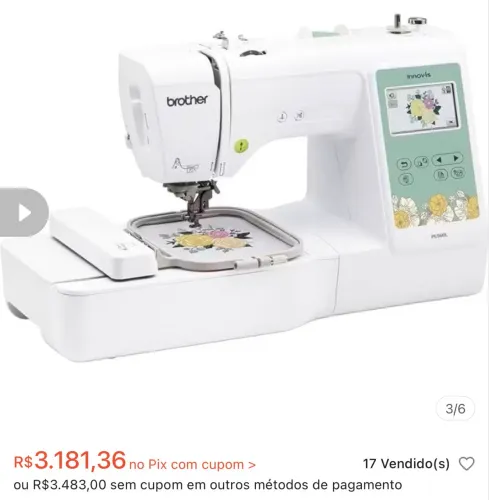 Máquina de bordar