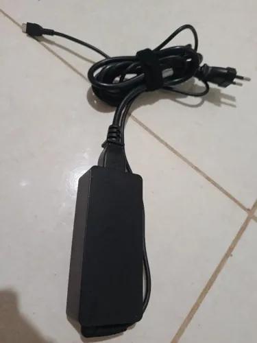Carregador notebook Lenovo 65 w tipo c e de pino 