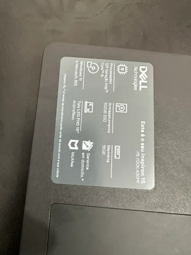 Notebook Dell inspirion 15
