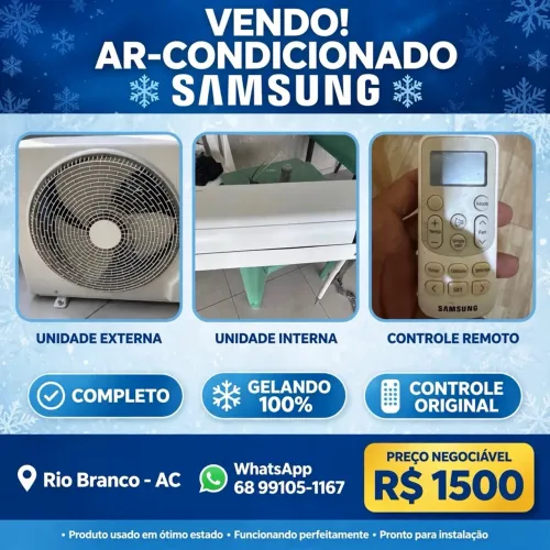 Ar condicionado Samsung inverte 12mil Btus