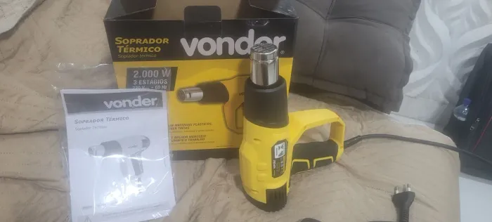 Soprador térmico vonder 2.000 w