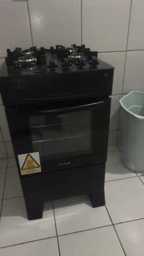 ogão Atlas Mônaco Top Glass 4 Bocas com Mesa de Vidro e Acendimento Automático