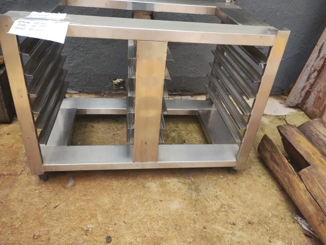 Base para Forno Combinado Industrial em Inox