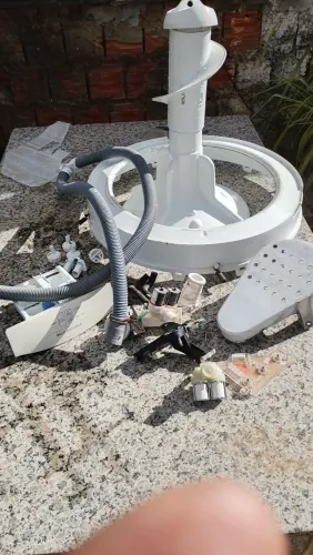 Peças usadas da lavadora Electrolux 12kg.