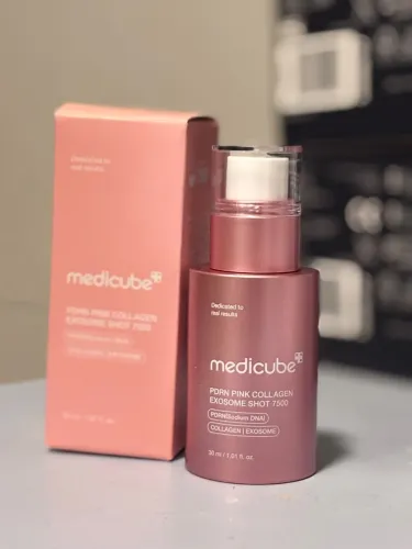 Medicube PDRN Pink Collagen Exosome Shot 7500 DNA Salmao Lacrado?