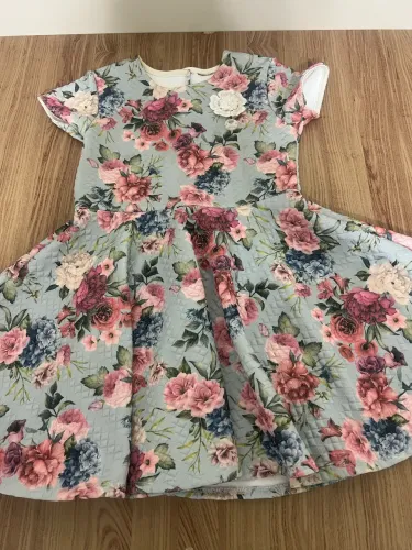 Vestido infantil rodado 3/4 anos