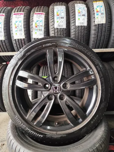 Rodas Aro 17" 5x114- Honda/Kia/Hyundai. C/Pneus. Aceito Cartão.