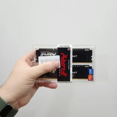 Memória RAM Kingston Fury, 2X16GB, 6000Mhz, DDR5, CL30, Preto - KF560C30BBEK2-32