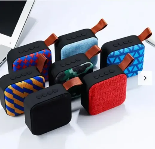 Mini Caixa De Som Portátil Bluetooth Com Alça De Mão