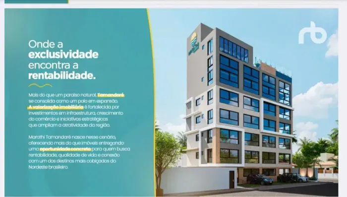 Imóvel para venda tem 17 metros quadrados com 1 quarto em TAMANDARE I - Tamandaré - PE